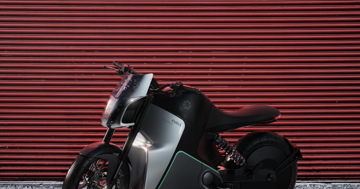 The $9,995 Fuell Fllow electric motorcycle is available for pre-order today